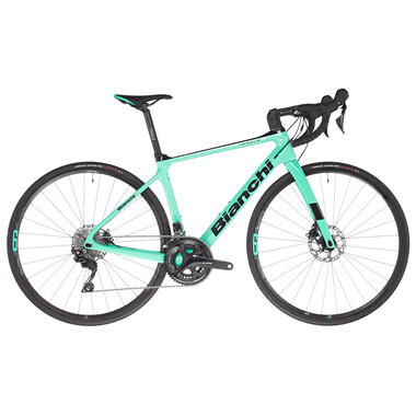 Bicicleta de carrera BIANCHI INFINITO XE DISC Shimano 105 R7000 34/50 Verde 2021 0